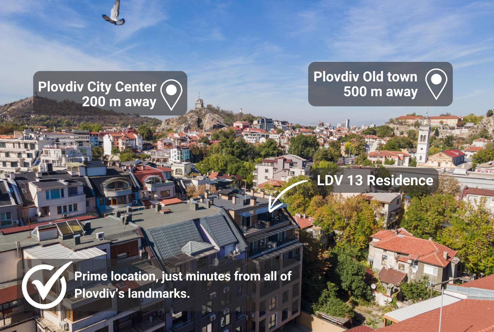 Ldv 13 1-Bedroom Apartments Free Private Parking Plovdiv Exterior foto